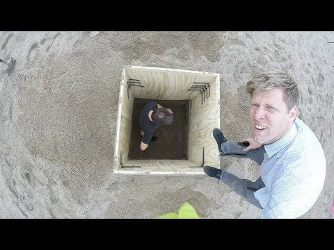 Underground Beach Hut Build