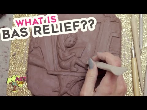 My First Time Trying BAS RELIEF Clay Sculpting! (Pronounced 'Ba or Bah')