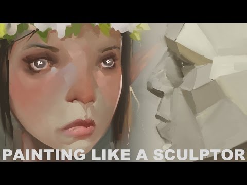 Painting like a Sculptor
