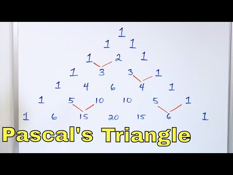 21 - Pascals Triangle & Binomial Expansion - Part 1