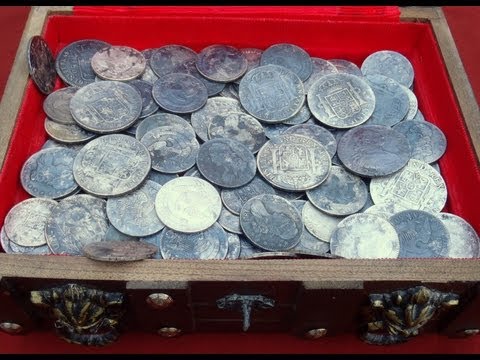 OMG! I Found A Huge Silver Treasure Hoard Metal Detecting!