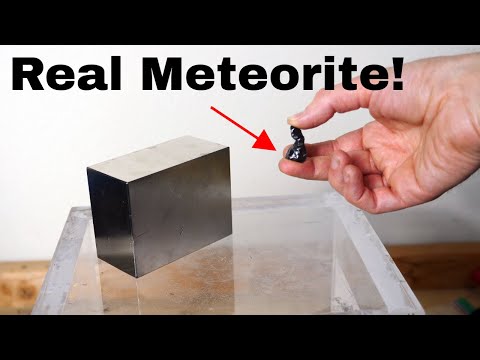 Using a Giant Neodymium Magnet To Find Real Meteorites!