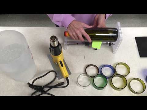 How to cut glass bottle rings - Creator's bottle cutter