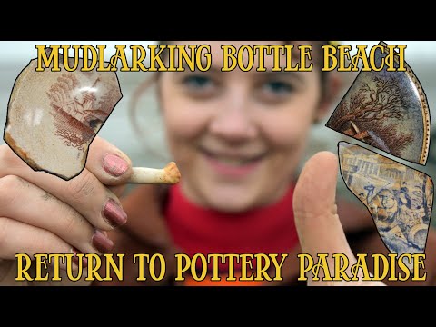 Mudlarking Bottle Beach Return To Pottery Paradise