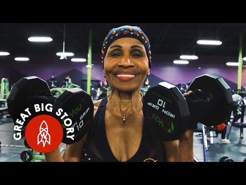 Ernestine Shepherd, record-holding bodybuilder.