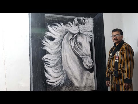 Home Wall Painting Using projector - DIY
