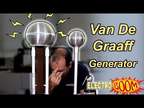 Building a Van De Graaff HIGH VOLTAGE Generator