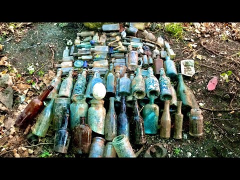 Privy Digging Eggcellent, the most bottles we have ever dug out of one privy!